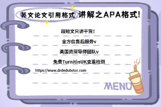 超短文只讲干货！英文论文引用格式讲解之APA格式!